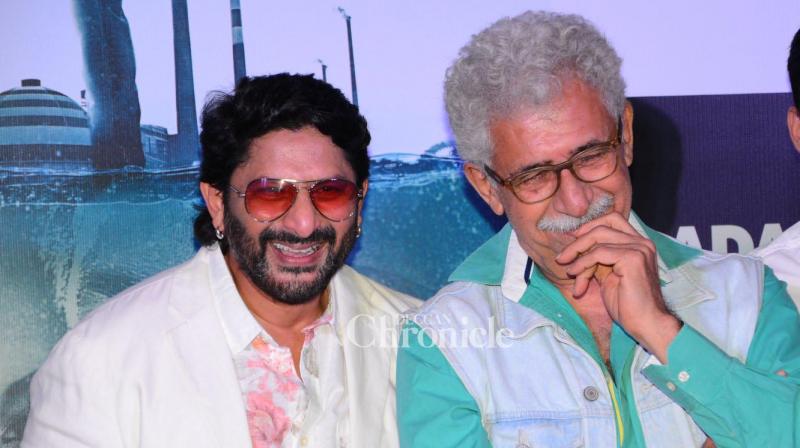 Arshad Warsi and Naseeruddin Shah launch the trailer of Irada with team