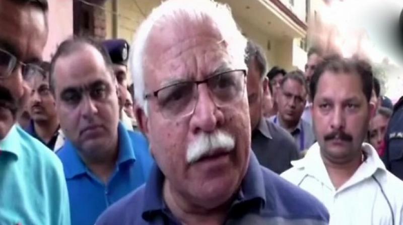 Haryana CM Manohar Lal Khattar assured that the remaining two accused in the case would also be arrested soon. (Photo: ANI)