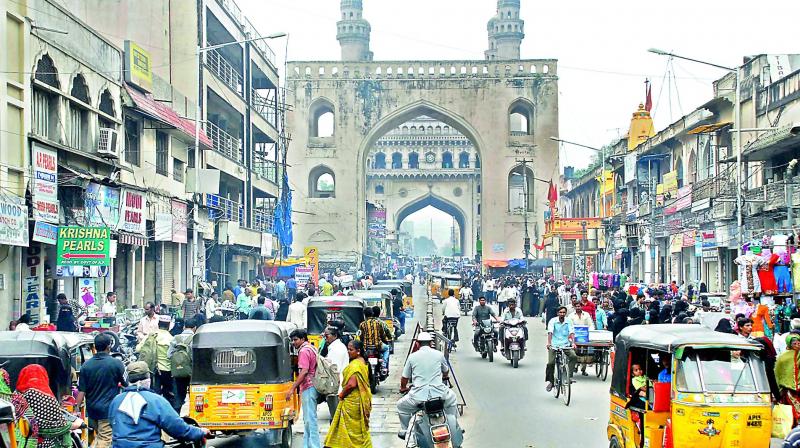 The GHMC has completed work worth Rs 8 crore on the project but due to the recent decision of the traffic police to allow the Ganesh procession on the Charminar route, it will be damaged.