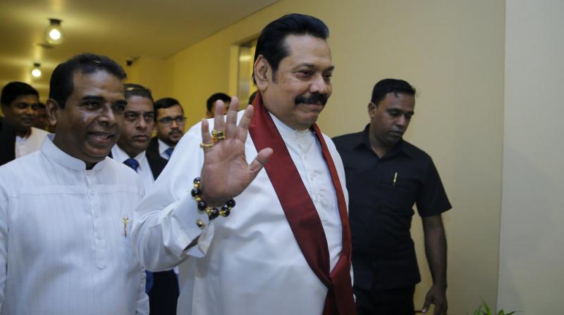 Sri Lankas disputed Prime Minister Mahinda Rajapaksa has reportedly resigned from his post. (Photo: AP)