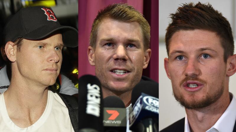 An investigation, in the wake of ball-tampering row, led to the sacking of captain Steve Smith and vice-captain David Warner who were both banned from playing for 12 months. Batsman Cameron Bancroft was suspended for nine months. (Photo: AFP / AP)