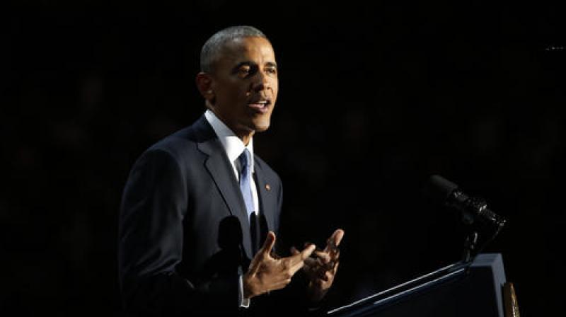 President Barack Obama speaks at McCormick Place in Chicago on Tuesday giving his presidential farewell address. (Photo: AP)