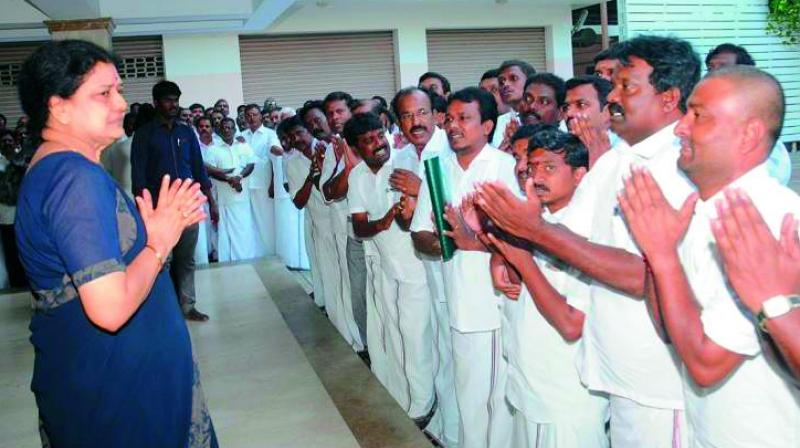 Several AIADMK workers have called on Sasikala of late to lead the party after Jayalalithaas death.