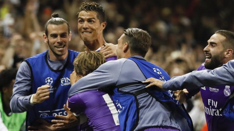 Cristiano Ronaldos last club appearance saw him score twice in the 4-1 Champions League final win over Juventus in Cardiff in early June as Real Madrid successfully defended the trophy. (Photo: AP)