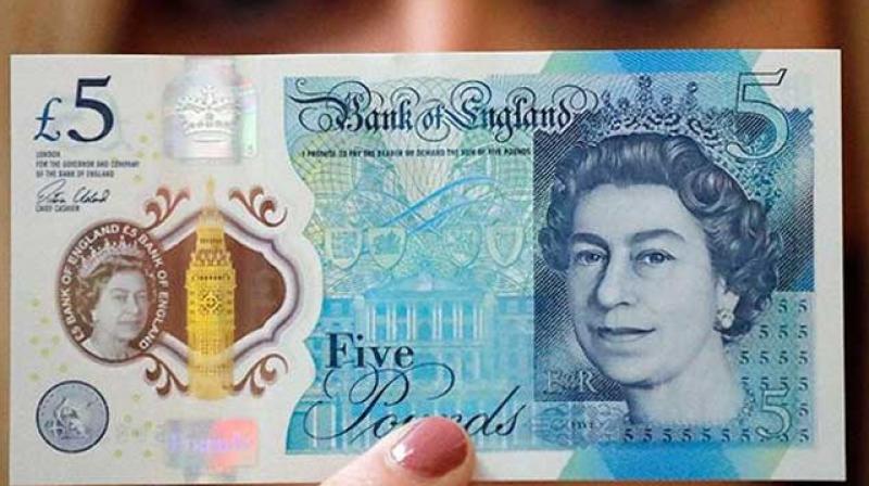 A five pound note (Photo: Twitter)