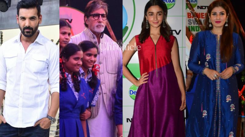 Stars come together to spread awareness about cleanliness on Gandhi Jayanti