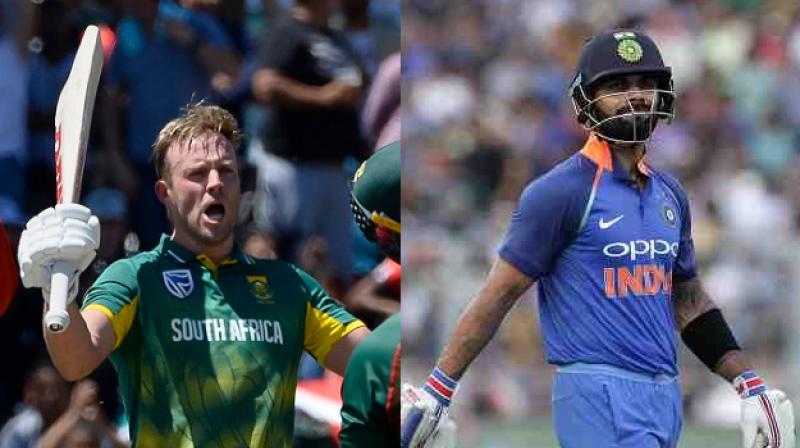 AB de Villiers has overtaken India skipper Virat Kohli to clinch the numero uno spot in the latest ICC ODI rankings for batsmen.(Photo: AFP / AP)