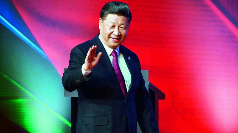 Chinese President Xi Jinping ahead of his speech for CEO Summit of the Asia-Pacific Economic Cooperation (APEC) summit in Port Moresby on Saturday. (Photo: AFP)