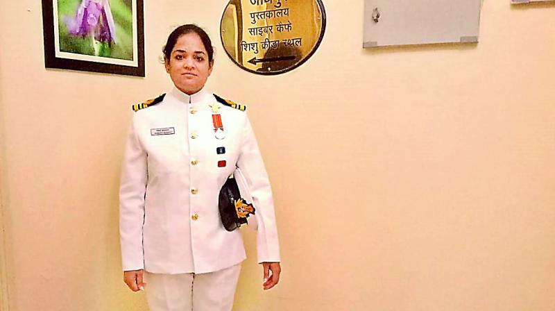 Lieutenant Commander Aishwarya Boddapat.
