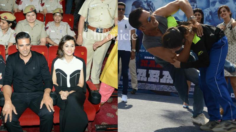 Naam Shabana team shows film to Delhi women cops, gives girls self-defence tips