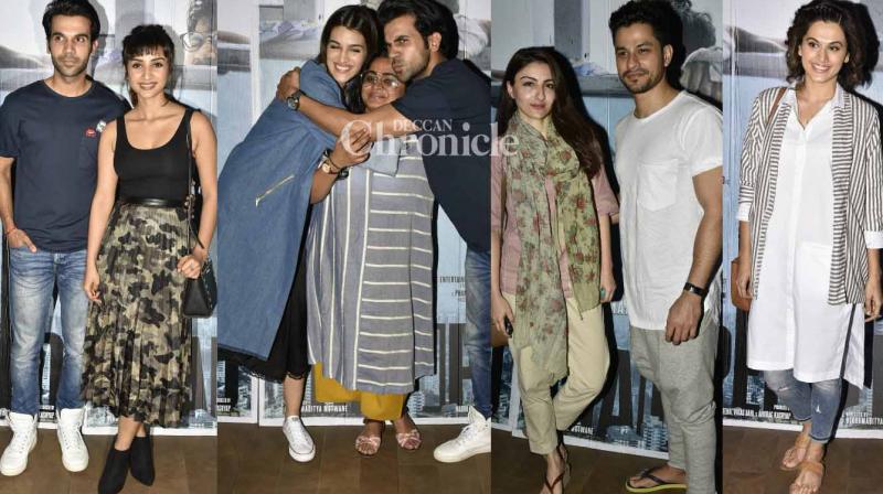 B-Town stars give their thumbs up to Rajkummars Trapped at screening