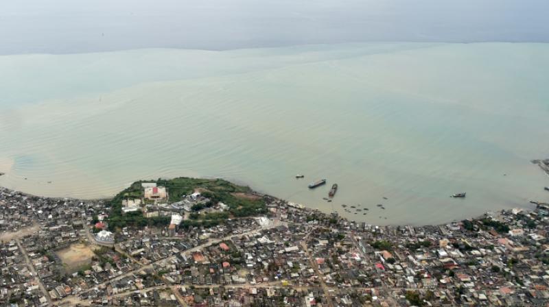 The epicenter of the quake was located about 19 kilometers (12 miles) northwest of the city of Port-de-Paix. (Photo: AFP)