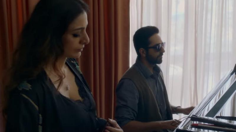 Ayushmann Khurrana and Tabu in AndhaDhun. (YouTube screengrab. Courtesy: Viacom18 Motion Pictures)