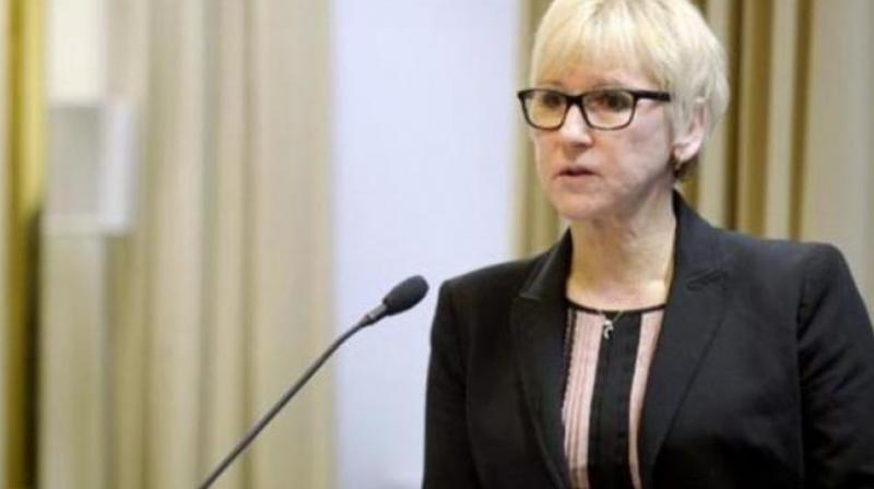Swedish Foreign Minister Margot Wallstrom. (Photo: AFP)