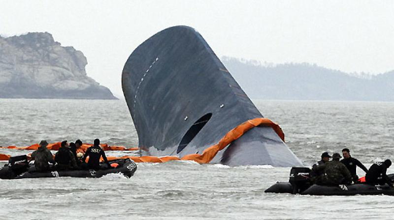 The 6,800-ton vessel sank off the countrys south-western coast three years ago, claiming more than 300 lives. (Photo: AP)