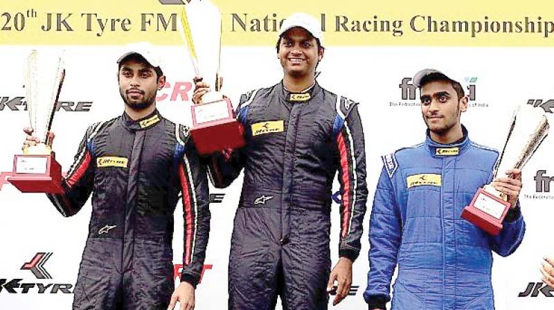 When the lights went out, it was pole-sitter Vikash Anand who comfortably led the field, with fellow front-row starter Akash Gowda following behind in second place.