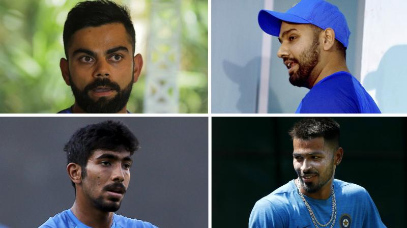 Captain Virat Kohli, Rohit Sharma, Jasprit Bumrah and Hardik Pandya were among the five Indian team members who skipped the optional practice session ahead of third and final ODI of the India versus New Zealand series. (Photo: AP / PTI)