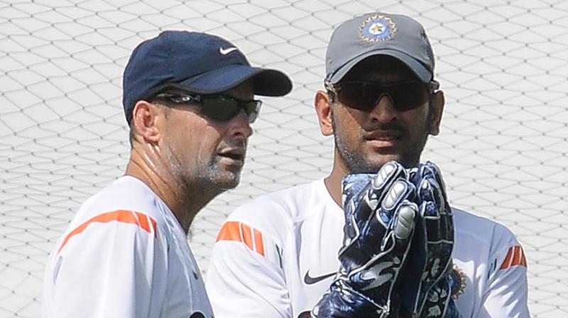 Terming MS Dhoni as a \great player\, Gary Kirsten, former Indian cricket team coach,  slammed his critics, saying those doubting his ability are making a mistake. (Photo: AFP)