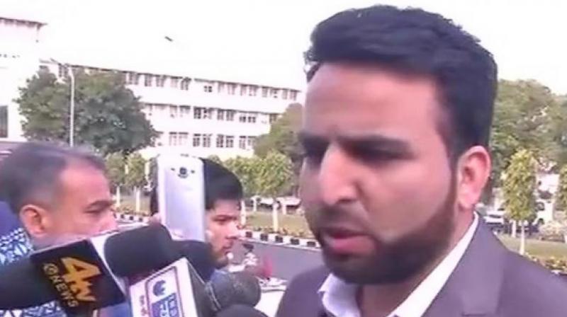 Mir who represents Wachi constituency of south Kashmir pleaded that no one should celebrate the killings of a militant as each such death was the collective failure of the countrymen.  (Photo: ANI)