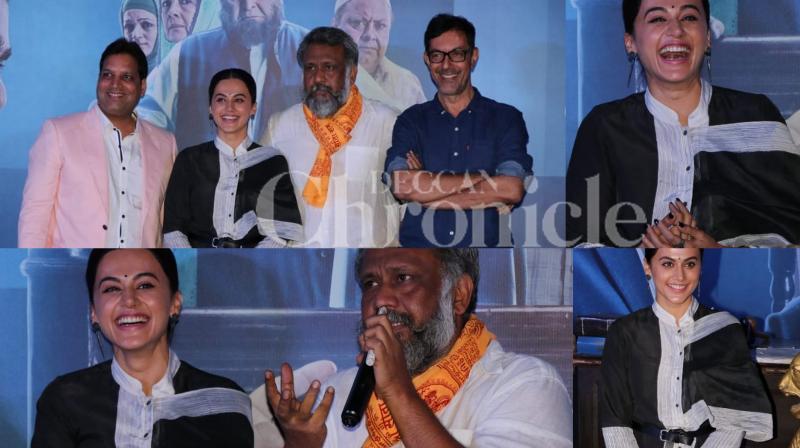 In photos: Taapsee Pannu and team launch Mulk trailer