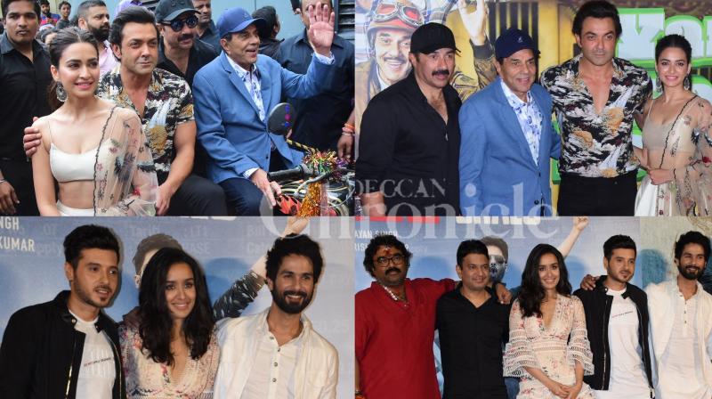 Deols bring in punjabi swag and Shahid-Shraddha meter down at the launch