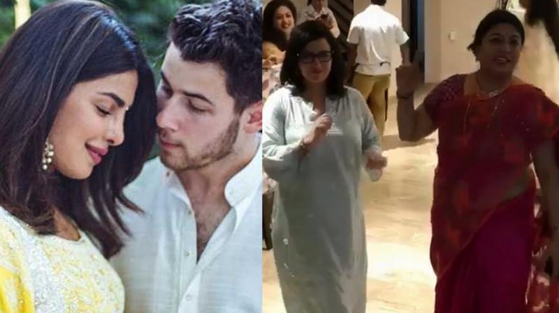 Priyanka Chopra and Nick Jonass loved ones had a gala time at their roka ceremony.