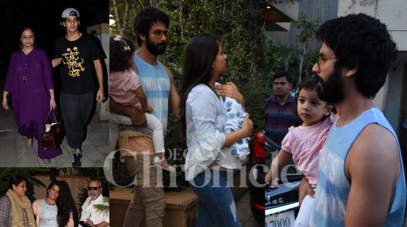 Shahid Kapoor-Mira Rajput and family take baby Zain home, see photos
