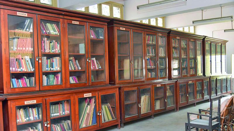 The library in the department of archeology and museums where about 24,000 books on the history of Telangana and Andhra Pradesh are stored.