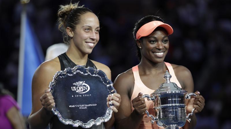 Sloane Stephens beat one of her closest friends Madison Keys 6-3, 6-0 in the US Open final. (Photo: AP)