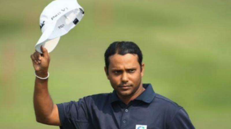 SSP Chawrasia had predicted 10-under could be a winning score and his prediction came true as the 38-year-old from Kolkata sunk four birdies and dropped three shots, including a last hole bogey, to card exactly 10-under 278. (Photo: AFP)