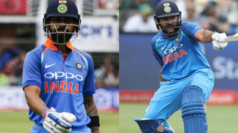 In their seven run-outs while batting together in ODIs, Virat Kohli has been out five times while Rohit Sharma is out twice. (Photo: AP / BCCI)