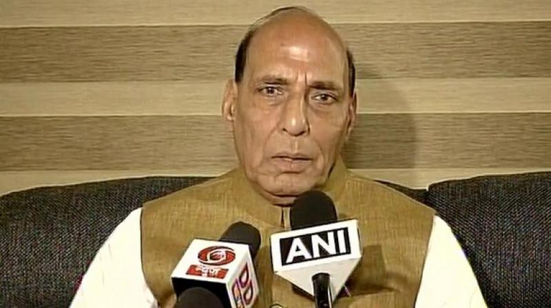 We have been deeply pained by the incident and the entire nation is in shock over it, Rajnath said. (Photo: ANI/Twitter)