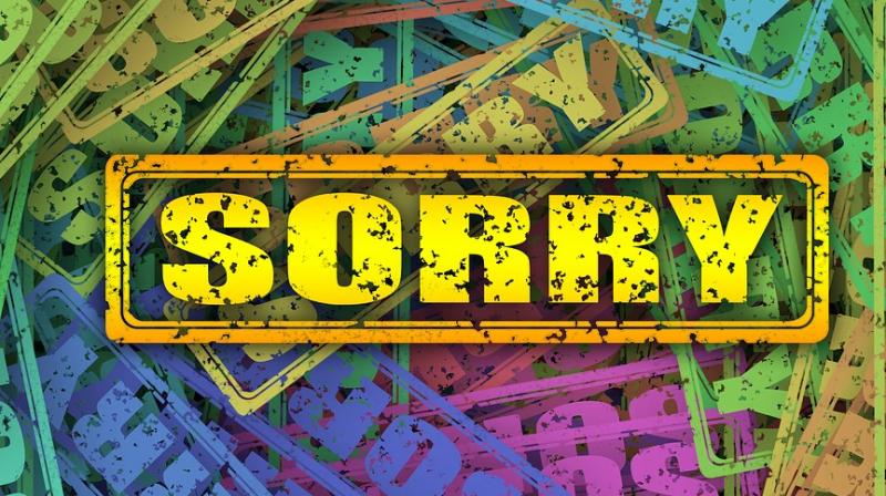 Saying sorry can make a person feel worse, new study finds. (Photo: Pixabay)