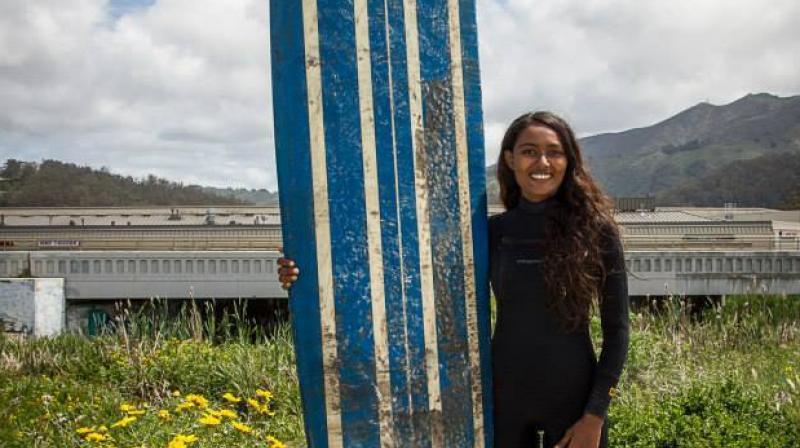 Top names like Ishita Malviya (Indias first ever female surfer), Sinchana Gowda and Aneesha Nayak (top female surfers in India) amongst others will be seen riding the waves for the top slot in their respective categories. (Photo: Ishita Malaviya Facebook)