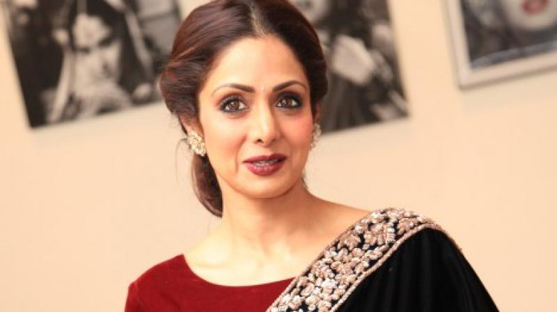 Sridevi snapped at an event.