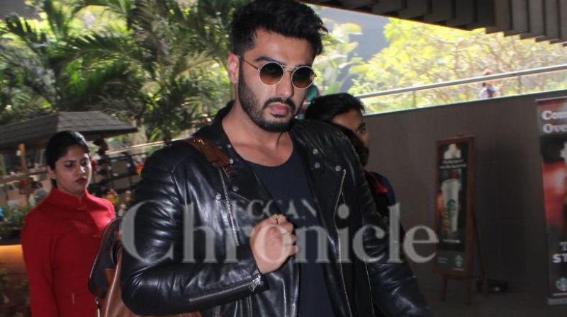 Arjun Kapoor spotted at the airport.