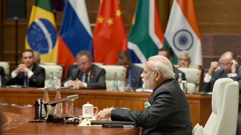 At the 9th annual BRICS summit in Xiamen, China, leaders said they strongly deplore the nuclear test conducted by DPRK. (Photo: PTI)