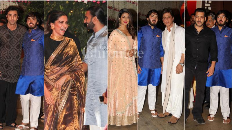 Salman, Deepika, SRK, Priyanka and others at Ambanis Ganpati bash