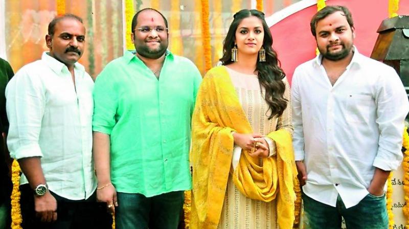 Post the super success of Mahanati, actress Keerthy Suresh has signed her next project in Telugu.