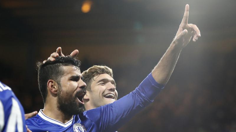 Diego Costa and Pedro Rodriguez also scored, and if they continue to combine so effectively up front with Hazard  and the defensive reliance is maintained  Conte could be ending his first season in English football with silverware. (Photo: AP)