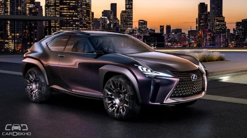Lexus has teased the rear profile of the UX and the production-spec model seems to have retained the concepts width-spanning LED tail lamps.
