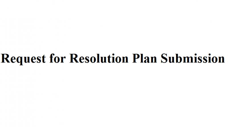 Invitation for Submission of resolution plans for Deccan Chronicle Holdings Limited (DCHL).