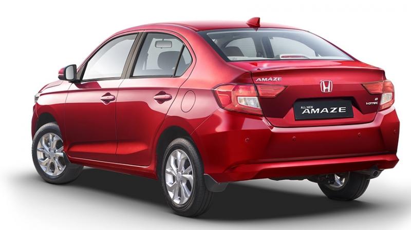 The second-generation Honda Amaze is available in four variants with the option of a CVT automatic with both its petrol and diesel engines.