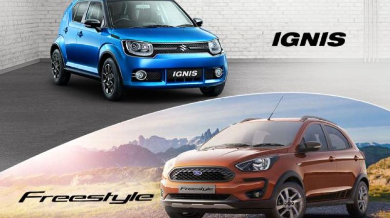 Both the Ignis and the Freestyle are available with petrol and diesel engine options.