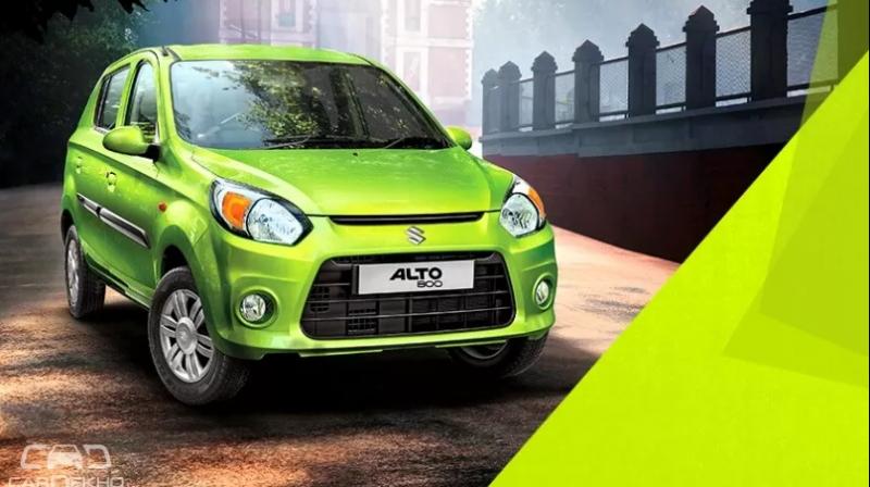 The Tour H1 is based on the LXI variant of the Alto 800 and gets black bumpers, door handles and ORVMs.