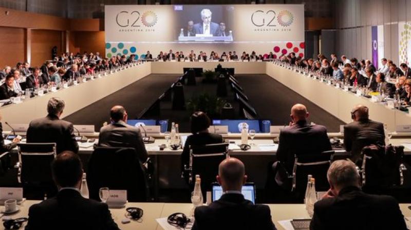 The Chinese delegation did not speak to media at the G20 meeting. (Photo: Twitter.com)