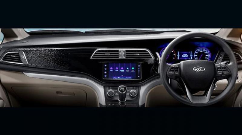 Marazzo will get capacitive touch buttons at either sides of the screen in contrast to the physical buttons on the XUV500.