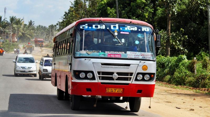 KSRTC services were also brought to a halt when buses were stopped along the Madikeri and Virajpet routes in Kodagu and passengers were forced to remain under house arrest.(Representational Image)