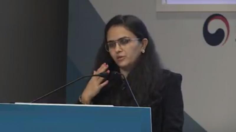 Mishra, a Delhi School of Economics alumnus, did her PhD and M Phil in economics from Columbia University. (Photo: Screengrab YouTube)