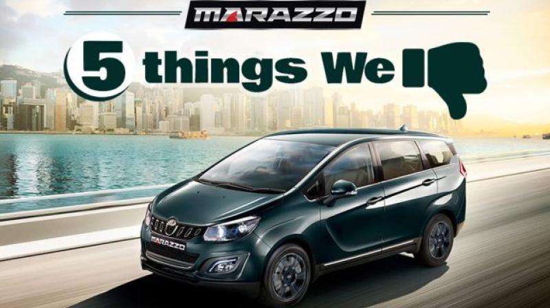 There are still a few things that it could have done to make the Marazzo more appealing.
